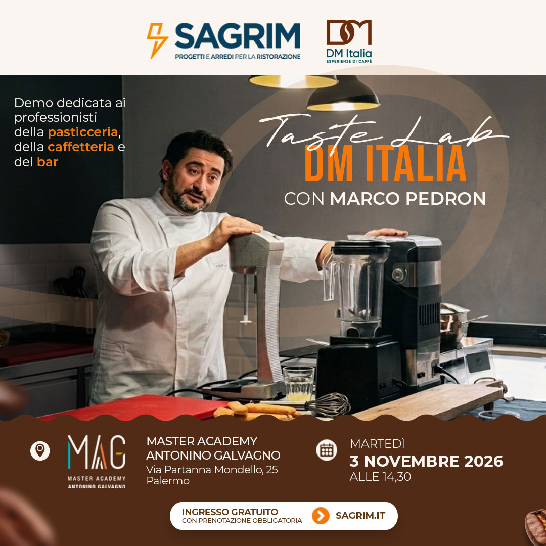 Taste Lab DM Italia con Marco Pedron: il 3 novembre a Palermo